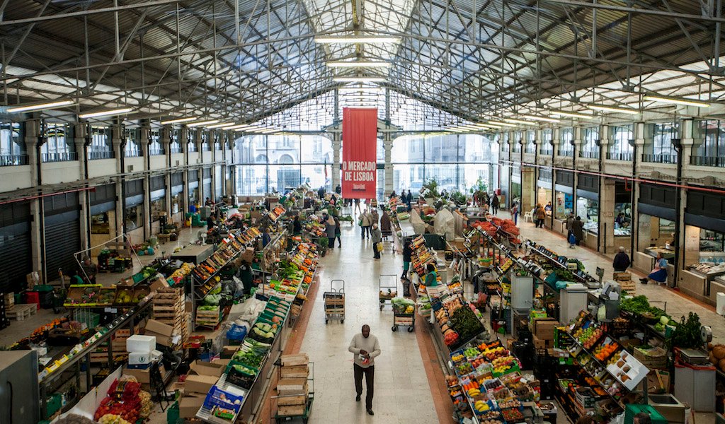 General view of Mercado da Ribeira